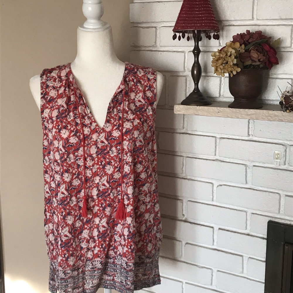 NWT, Lucky Brand Floral Top